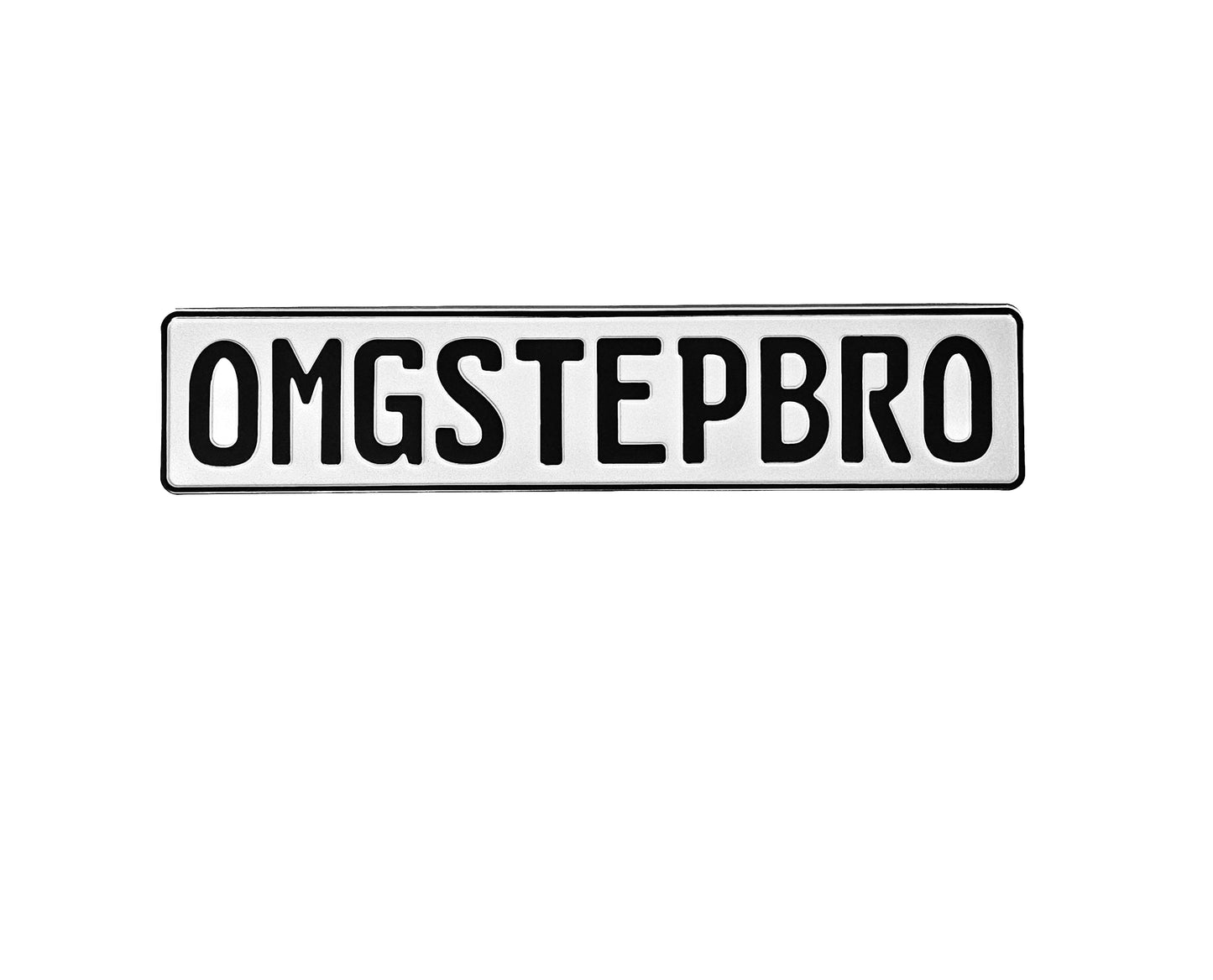 OMGSTEPBRO Euro Plate