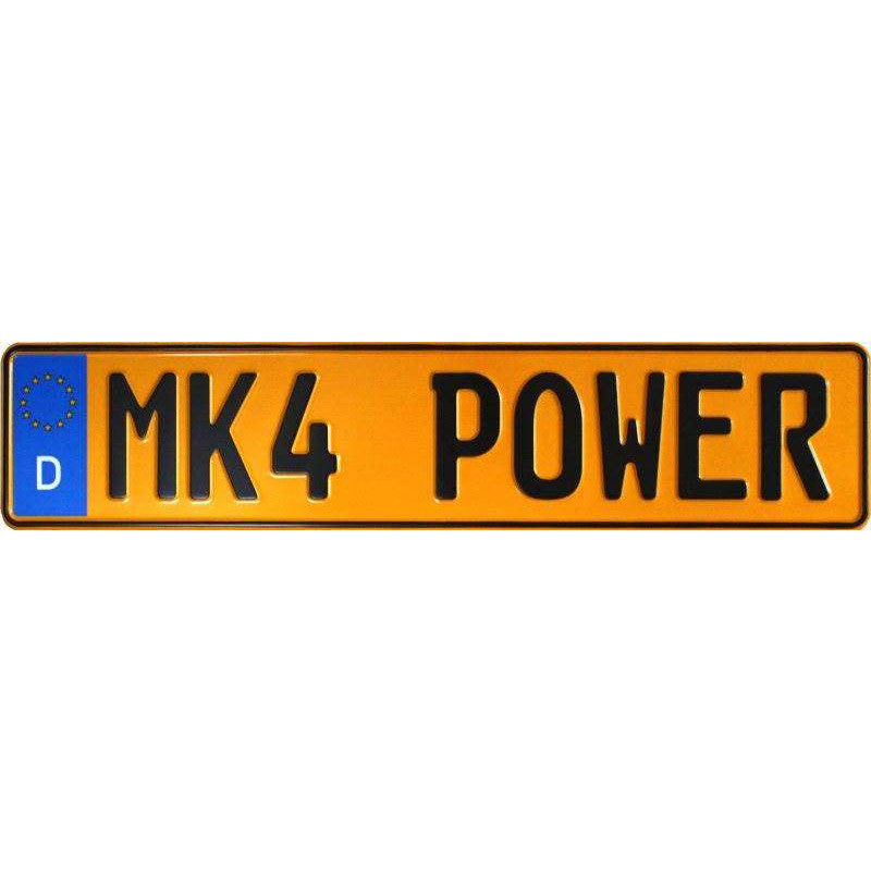 German Yellow Europlate 1