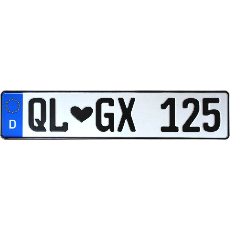 10 German License Plates