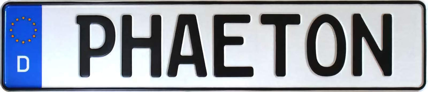 German License Plate