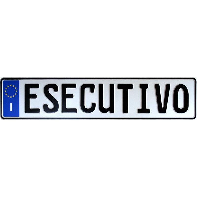 Italy License Plate