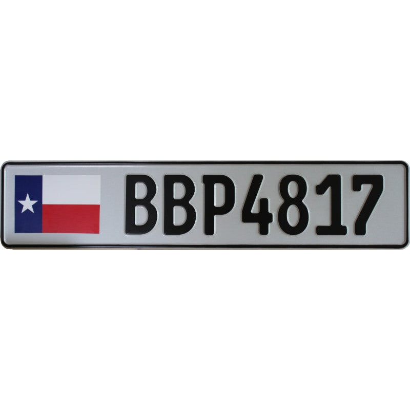Texas State Flag Plate