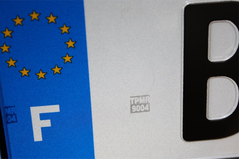 France License Plate