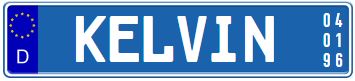Name Plates with Expiration Date