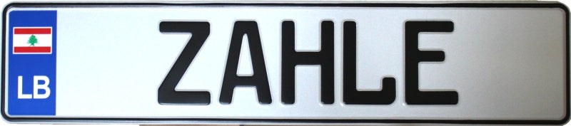 Lebanon License Plate
