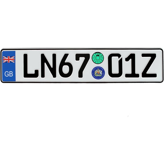 Great Britain Stock Plate - Random Characters