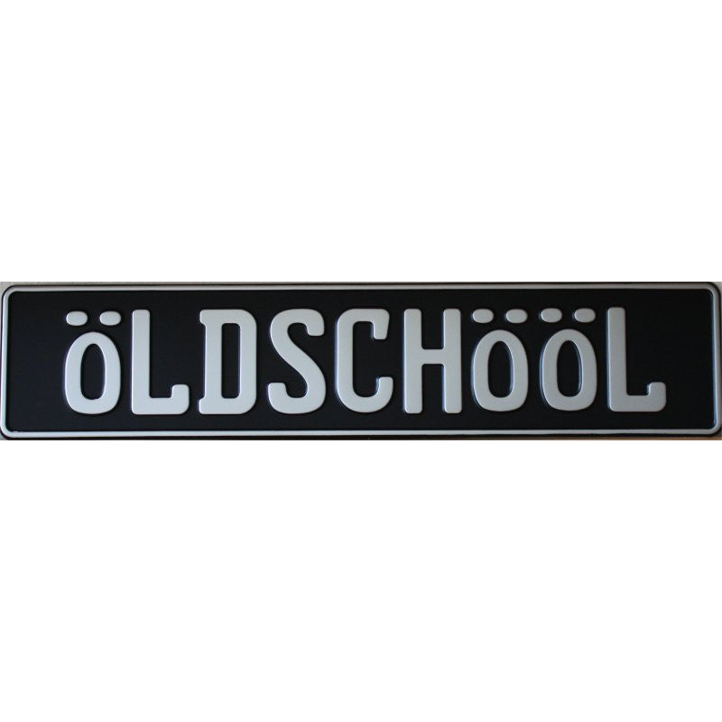 silver on black plate
