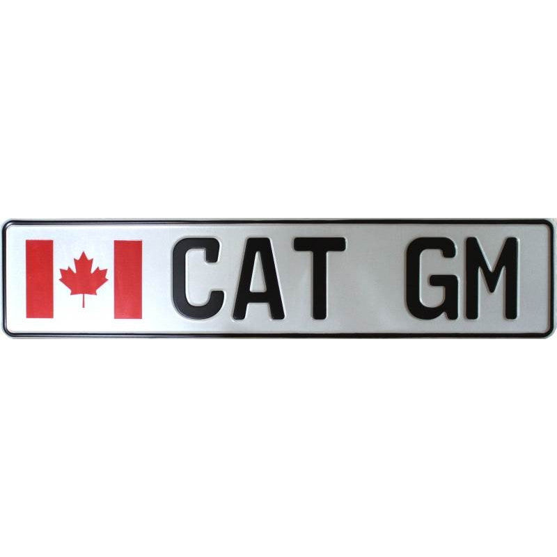 Canada Flag License Plate