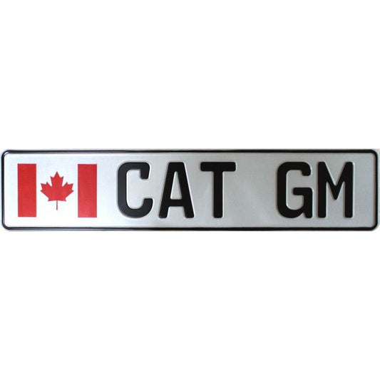 Canada Flag License Plate