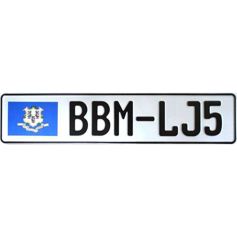 Connecticut State Flag Plate