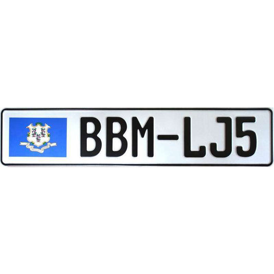 Connecticut State Flag Plate
