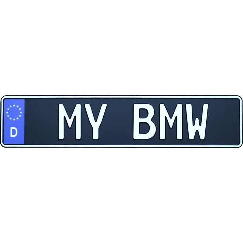 white on black europlate
