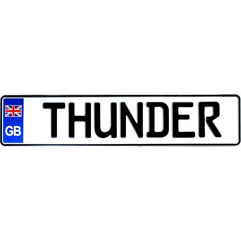 Great Britain License Plate