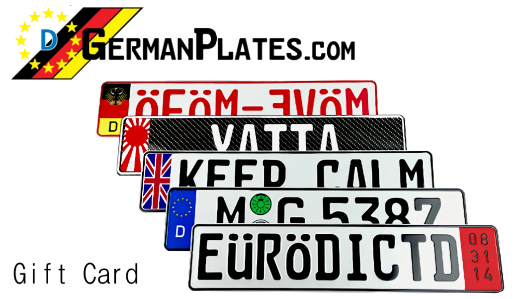 Euro Plate Gift Card