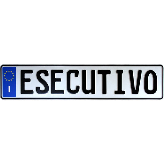 Italy License Plate