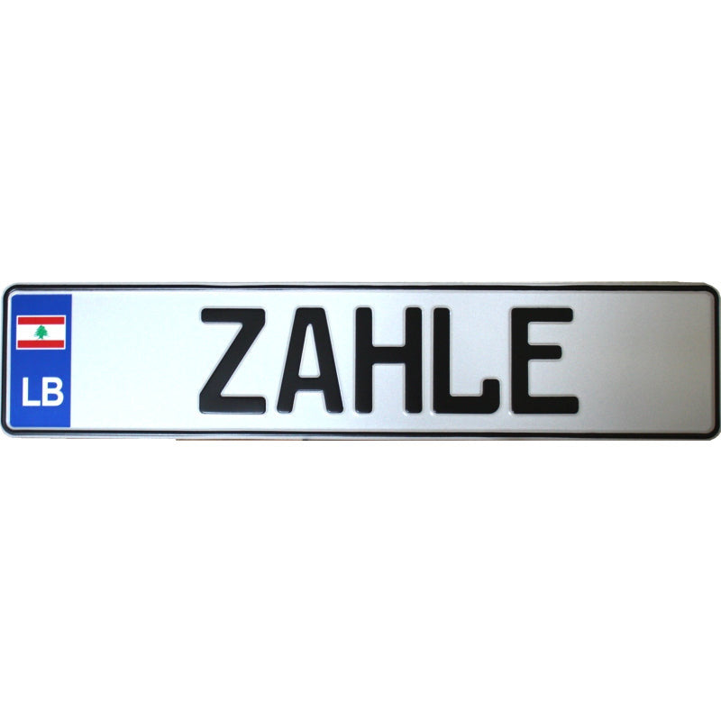 Lebanon License Plate