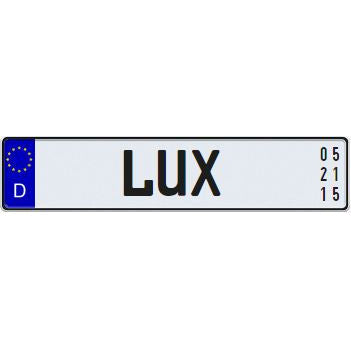 Name Plates with Expiration Date