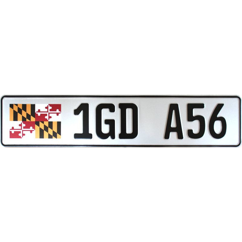 Maryland State Flag Plate