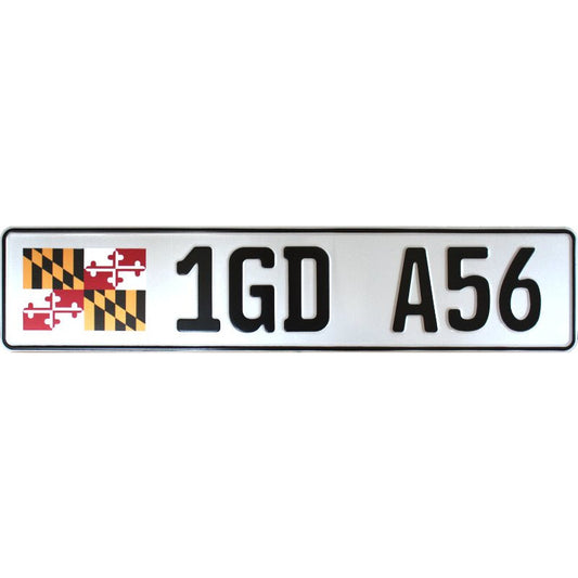 Maryland State Flag Plate