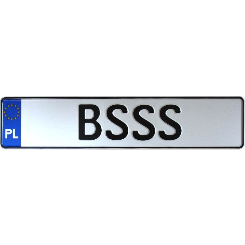 Poland License Plate