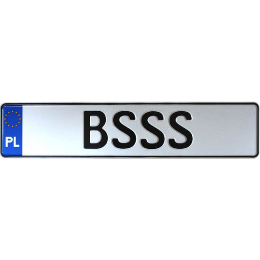 Poland License Plate