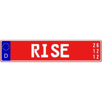 Name Plates with Expiration Date