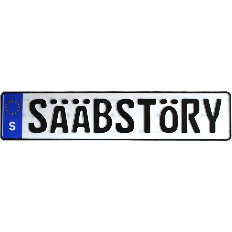 Sweden License Plate