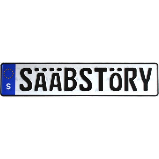 Sweden License Plate