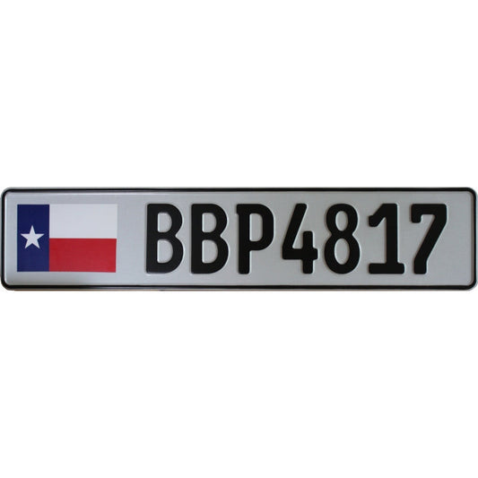 Texas State Flag Plate