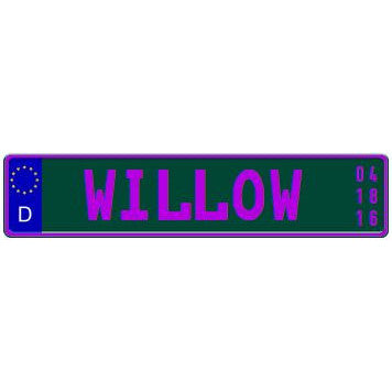 Name Plates with Expiration Date