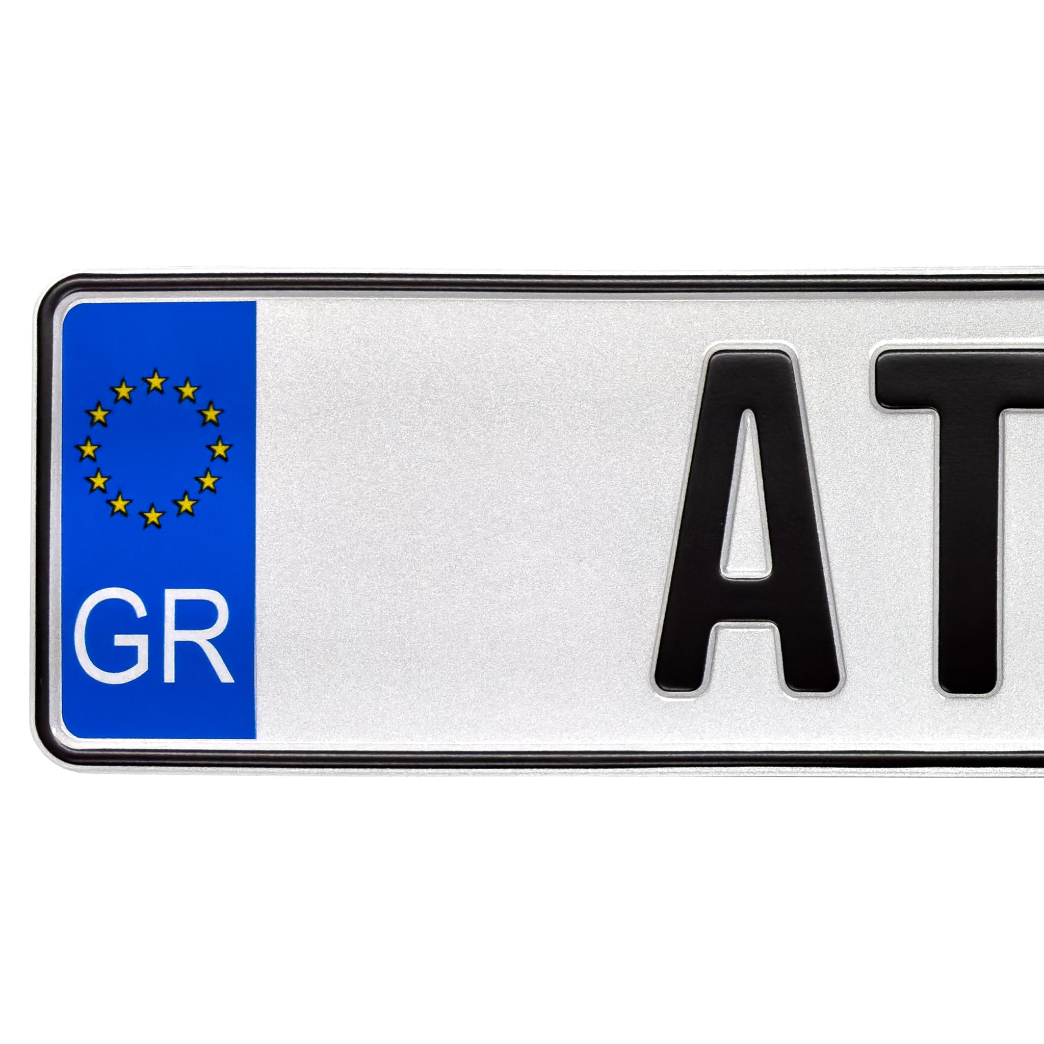 Greece license plate