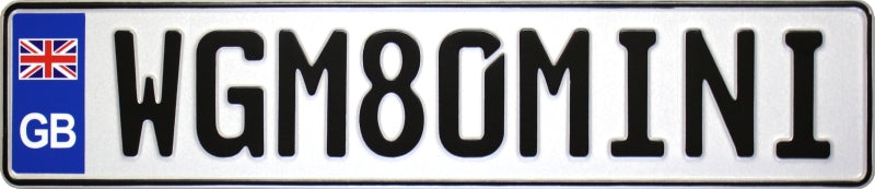 Great Britain License Plate