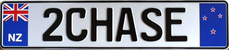 New Zealand License Plate