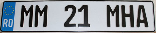 Romania License Plate